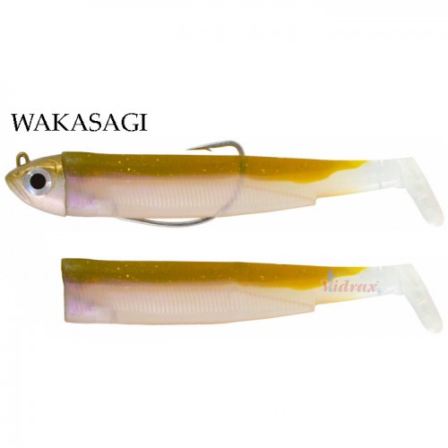 Комплект Black Minnow Combo Jig Head 8 гр + 2 Lures No 2.5 105 мм Цвят Wakasagi (BM3044) - Fiiish Комплект Black Minnow Combo Jig Head 8 гр + 2 Lures No 2.5 105 мм Цвят Wakasagi (BM3044) - Fiiish